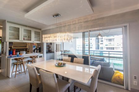 Sala de Jantar de apartamento para alugar com 2 quartos, 98m² em Alphaville Empresarial, Barueri