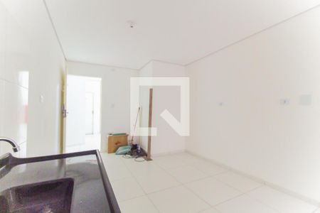 Sala/Cozinha de apartamento à venda com 1 quarto, 42m² em Vila Carmosina, São Paulo