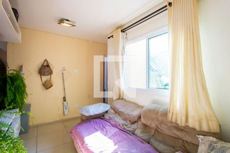 Sala de apartamento para alugar com 1 quarto, 72m² em Vila Scarpelli, Santo André