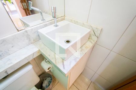 Banheiro de apartamento para alugar com 1 quarto, 72m² em Vila Scarpelli, Santo André