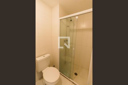 Banheiro da Suíte de apartamento para alugar com 1 quarto, 45m² em Várzea da Barra Funda, São Paulo