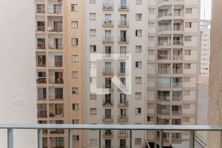 vista da sacada de apartamento à venda com 1 quarto, 40m² em Bosque, Campinas