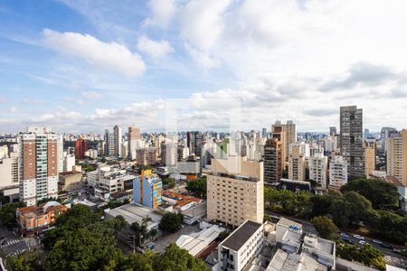Varanda da Sala - Vista de apartamento à venda com 2 quartos, 78m² em Pinheiros, São Paulo