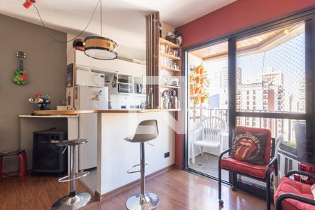 Sala de apartamento à venda com 2 quartos, 50m² em Vila Nova Conceição, São Paulo