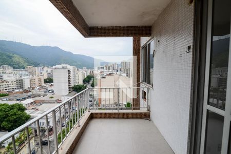 Varanda da Sala de apartamento à venda com 1 quarto, 60m² em Tijuca, Rio de Janeiro