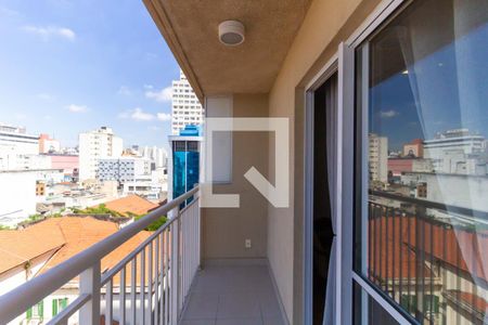 Varanda  de kitnet/studio para alugar com 1 quarto, 28m² em Liberdade, São Paulo