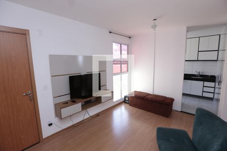 Sala de apartamento para alugar com 2 quartos, 45m² em Chácara Cotia, Contagem