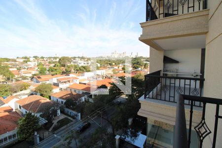 Apartamento à venda com 118m², 3 quartos e 3 vagasVista da sacada da suíte 1 