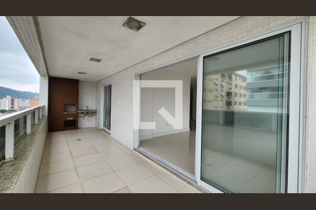 Varanda gourmet de apartamento para alugar com 5 quartos, 230m² em Pompéia, Santos