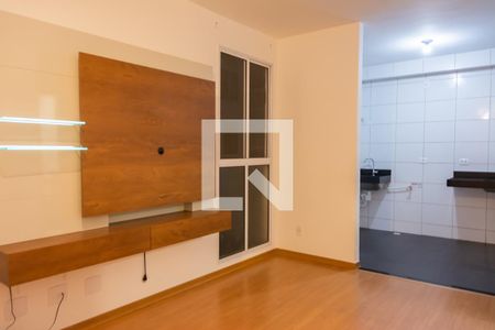 Sala/cozinha
 de apartamento para alugar com 2 quartos, 44m² em Chácara Cotia, Contagem