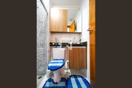 Banheiro social de apartamento à venda com 1 quarto, 48m² em Vila Centenário, São Paulo