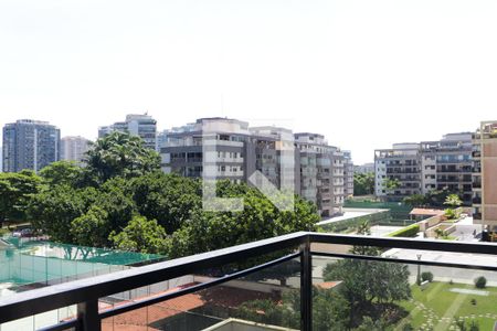 Vista da Varanda de apartamento para alugar com 1 quarto, 70m² em Barra da Tijuca, Rio de Janeiro