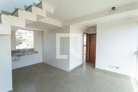 Sala de apartamento à venda com 2 quartos, 111m² em Cachoeirinha, Belo Horizonte