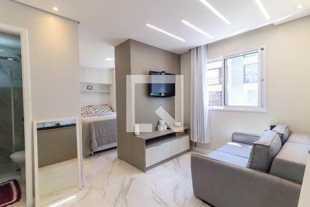 Sala de apartamento à venda com 1 quarto, 40m² em Parque Reboucas, São Paulo