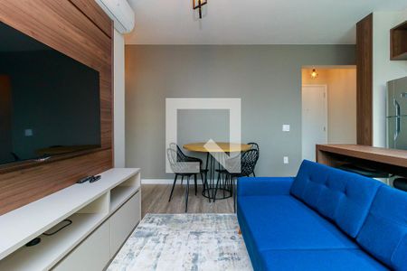 Sala de apartamento para alugar com 1 quarto, 46m² em Campo Belo, São Paulo