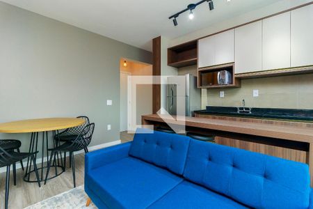 Sala de apartamento para alugar com 1 quarto, 46m² em Campo Belo, São Paulo