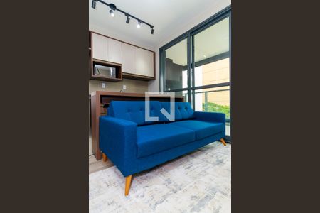 Sala de apartamento para alugar com 1 quarto, 46m² em Campo Belo, São Paulo