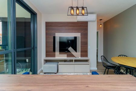 Sala de apartamento para alugar com 1 quarto, 46m² em Campo Belo, São Paulo