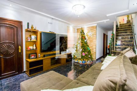 Sala de casa à venda com 3 quartos, 256m² em Cidade São Jorge, Santo André
