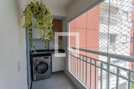 Varanda da sala  de apartamento à venda com 2 quartos, 56m² em Centro, Diadema