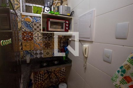 Cozinha de apartamento para alugar com 1 quarto, 40m² em Flamengo, Rio de Janeiro