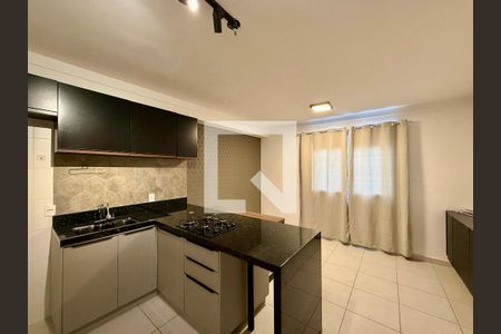 Sala de apartamento para alugar com 1 quarto, 32m² em Jardim Caravelas, São Paulo