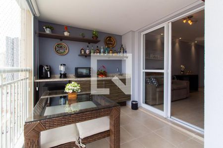 Varanda da Sala de apartamento à venda com 3 quartos, 73m² em Tatuapé, São Paulo