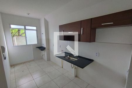 Cozinha de apartamento para alugar com 2 quartos, 42m² em Jardim Itaú, Ribeirão Preto