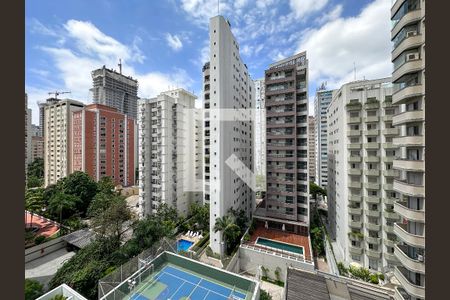 Vista de apartamento à venda com 1 quarto, 35m² em Brooklin Paulista, São Paulo
