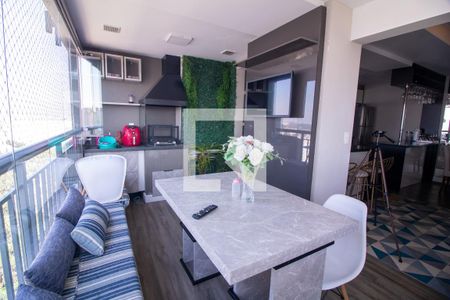 Varanda da Sala de apartamento à venda com 2 quartos, 81m² em Vila Andrade, São Paulo