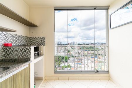 Varanda Gourmet de apartamento para alugar com 3 quartos, 75m² em Vila Paulo Silas, São Paulo