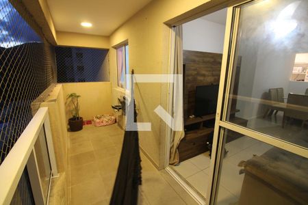 Varanda da Sala de apartamento para alugar com 3 quartos, 78m² em Recreio dos Bandeirantes, Rio de Janeiro