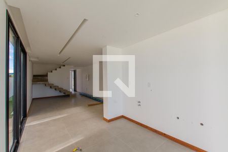 Sala e cozinha de casa para alugar com 3 quartos, 145m² em Campeche, Florianópolis