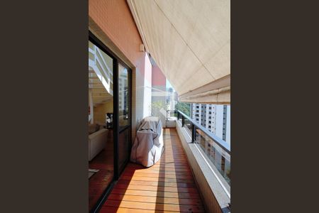 Varanda da Sala de apartamento à venda com 4 quartos, 320m² em Vila Andrade, São Paulo
