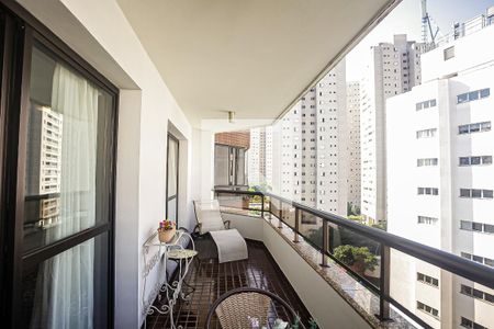 Varanda da Sala de apartamento à venda com 4 quartos, 168m² em Vila Suzana, São Paulo
