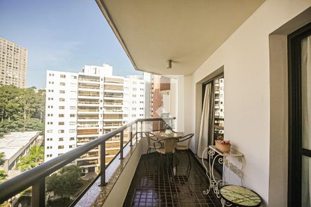 Varanda da Sala de apartamento para alugar com 4 quartos, 168m² em Vila Suzana, São Paulo