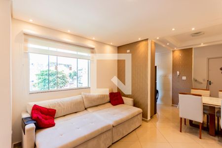 Sala de apartamento à venda com 2 quartos, 100m² em Vila Camilópolis, Santo André