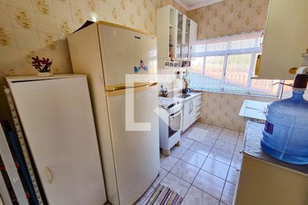 Cozinha de kitnet/studio para alugar com 1 quarto, 28m² em Caiçara, Praia Grande