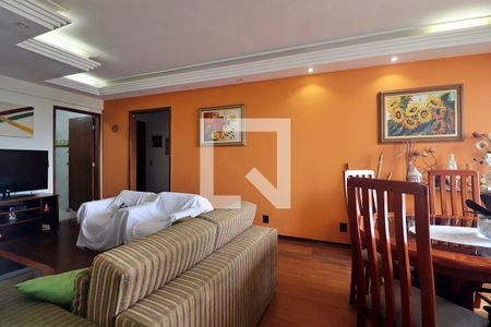 Sala de apartamento à venda com 3 quartos, 117m² em Parque das Nações, Santo André
