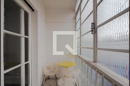 Varanda Sala /Quarto de apartamento para alugar com 1 quarto, 39m² em Vila Buarque, São Paulo