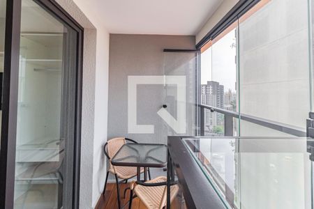 Studio para alugar com 25m², 1 quarto e sem vagaStudio - Varanda
