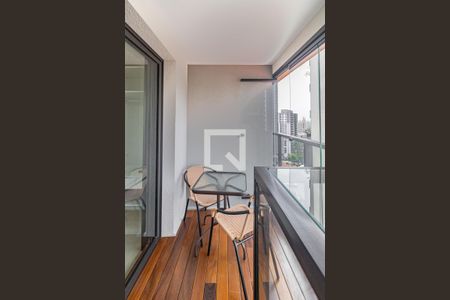 Studio para alugar com 25m², 1 quarto e sem vagaStudio - Varanda