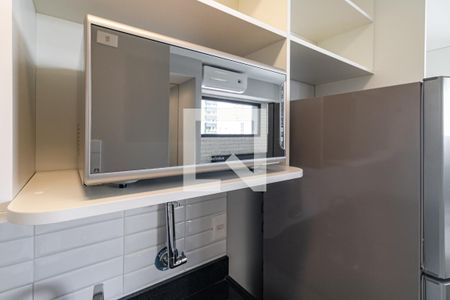 Studio para alugar com 25m², 1 quarto e sem vagaStudio - Cozinha - Micro-ondas