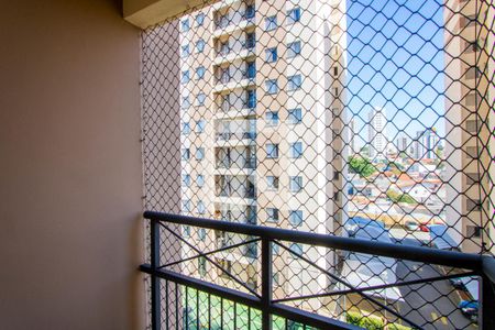 Varanda da sala de apartamento à venda com 3 quartos, 63m² em Jardim Cambui, Santo André