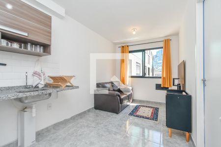 Sala de apartamento à venda com 1 quarto, 26m² em Bela Vista, São Paulo
