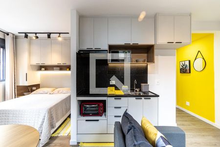 Studio para alugar com 25m², 1 quarto e sem vagaCozinha - Armários