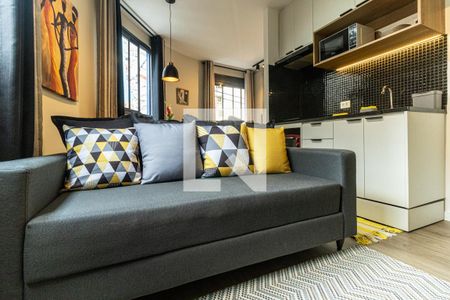Studio - Sofá de kitnet/studio para alugar com 1 quarto, 25m² em Vila Buarque, São Paulo