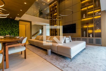 Sala de TV de apartamento à venda com 3 quartos, 376m² em Alphaville Empresarial, Barueri