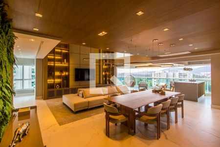 Sala de TV de apartamento à venda com 3 quartos, 376m² em Alphaville Empresarial, Barueri