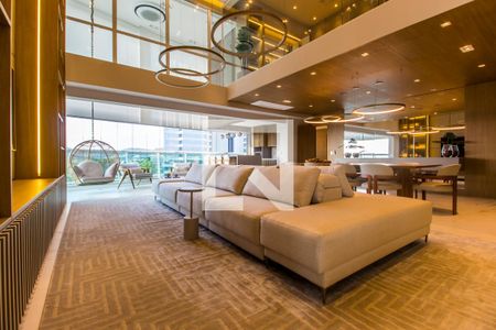 Sala de TV de apartamento à venda com 3 quartos, 376m² em Alphaville Empresarial, Barueri